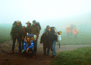 unterwegs bei dichtem Nebel