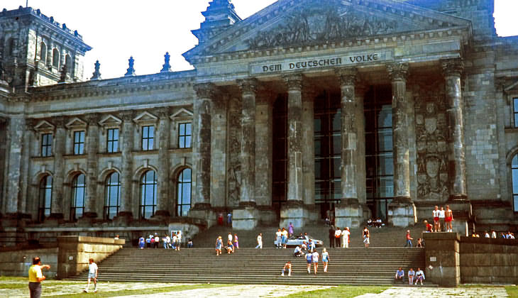 am Reichstag in Berlin
