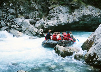 Rafting franz.Alpen am Pt.Buech