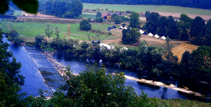 Zeltplatz an der Donau